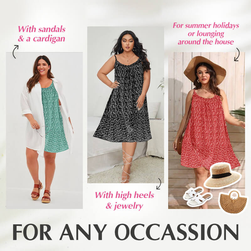 đ„đVirĂĄgos nyomtatott camisole ruhađž