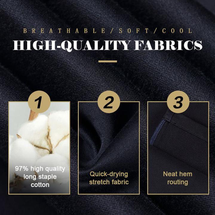 🔥👖Forró Akció Magas Nyújthatóságú Férfi Klasszikus Nadrág