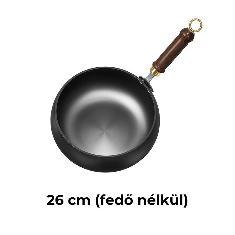 🔥🍲Bevonat nélküli vastag vasedény