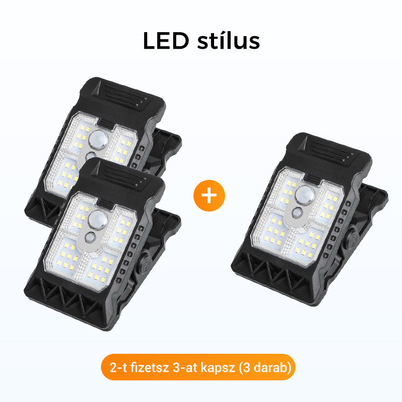 🔥💡Vásároljon 2 kap 1 ingyenes Kültéri napelemes klipszes lámpa mozgásérzékelővel