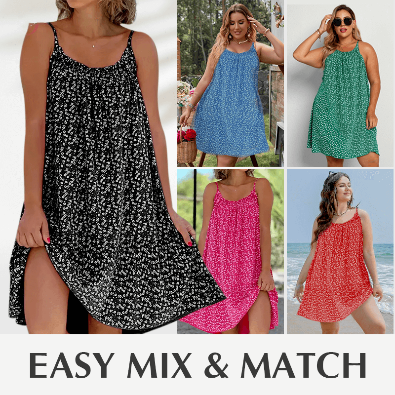 đ„đVirĂĄgos nyomtatott camisole ruhađž