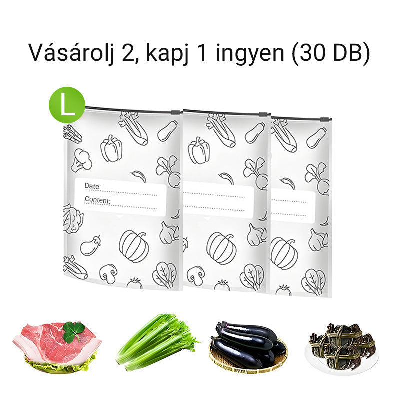 Utolsó nap: Félár🔥 Újrafelhasználható alumínium fólia zárható tároló zsákok✨