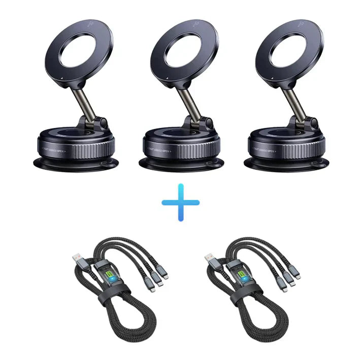 🔥🔥Vásároljon 2+1 akció🔄360° állítható vákuum mágneses telefon tartó📱🚗