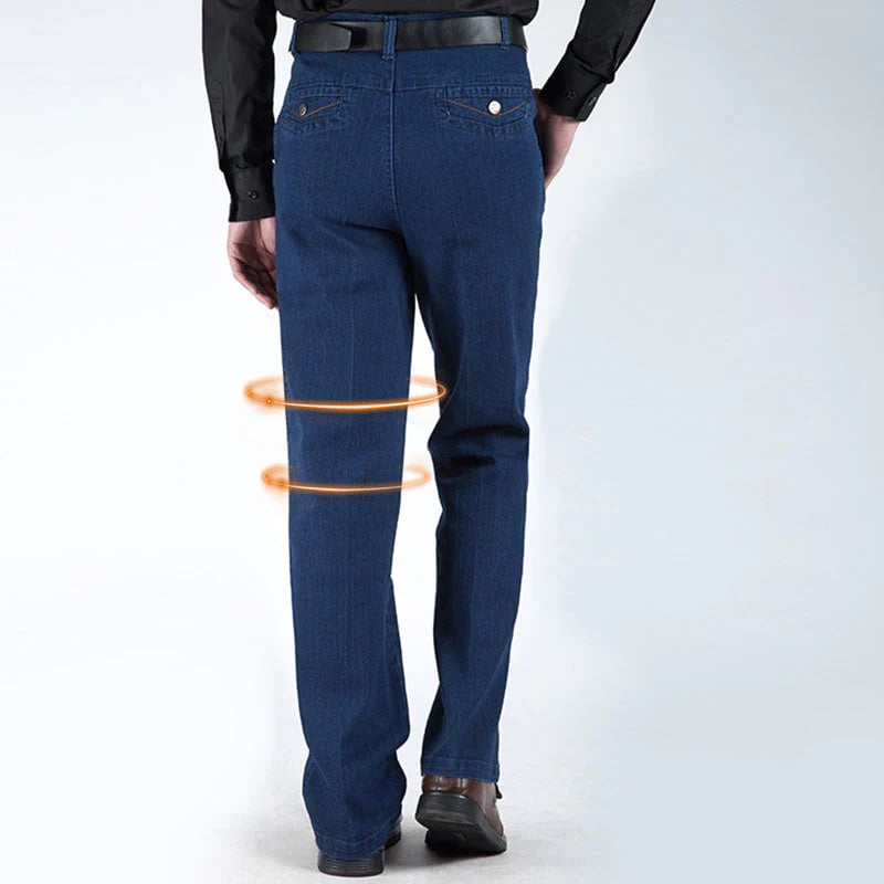 🔥👖 FÉRFI MAGAS DEREKÚ FARMER EGYENES SZABÁSSAL