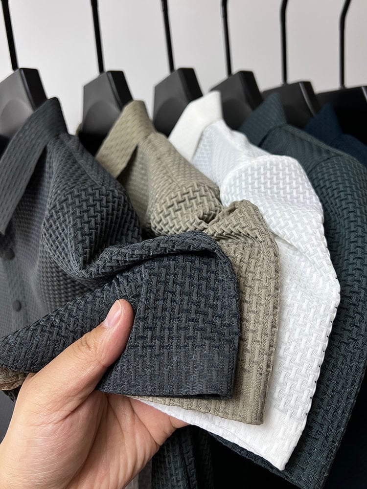 🔥👚Új férfi selyem ing