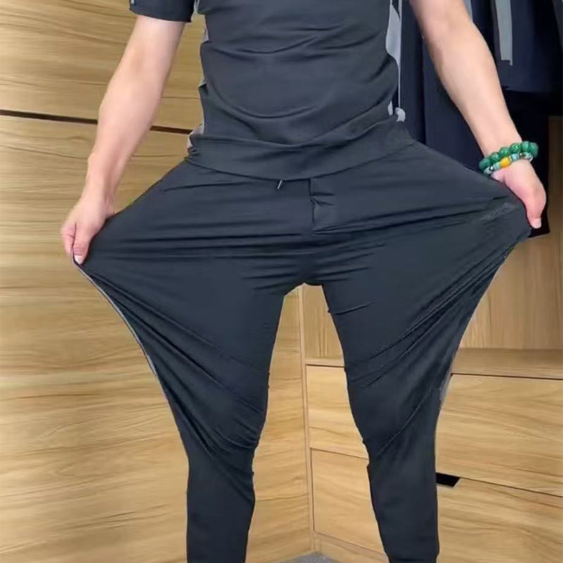 🔥👚👖Summer Special nabídky Pánské Alkalmi rövid ujjú sportnadrág (2 darabos szett)