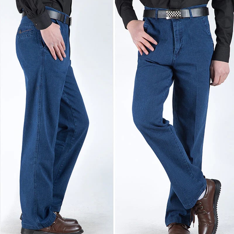 🔥👖 FÉRFI MAGAS DEREKÚ FARMER EGYENES SZABÁSSAL