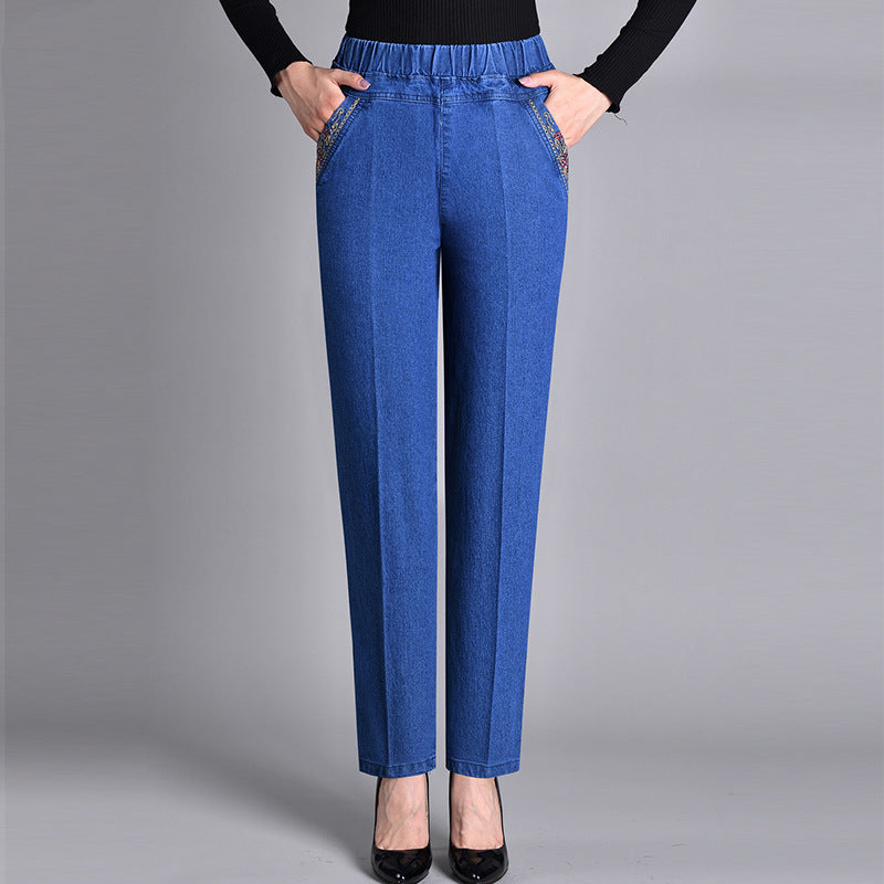 🔥👖【XL-4XL】Tavasz/nyár Stretch farmer
