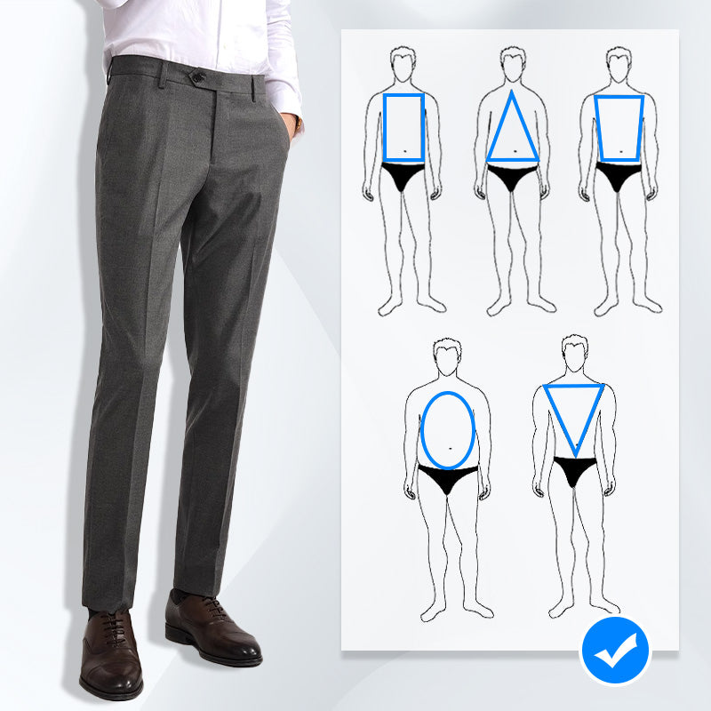 🔥👖Üzleti lezser nadrág állítható gumiszalaggal