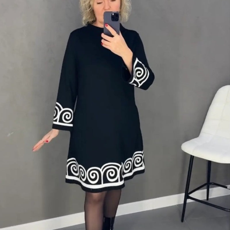 đ„đAbstract Pattern HosszĂș ujjĂș ruha