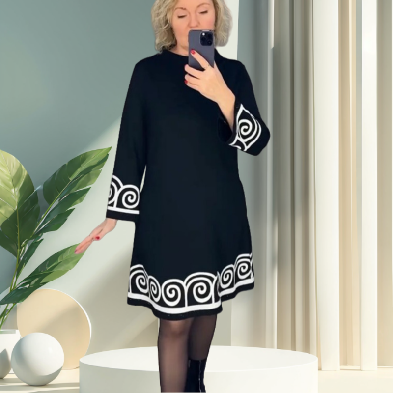 đ„đAbstract Pattern HosszĂș ujjĂș ruha