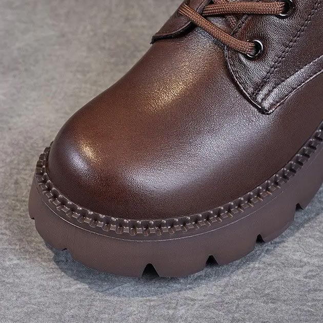 ❄Téli eladás 48% kedvezmény👢Női bőr csizma