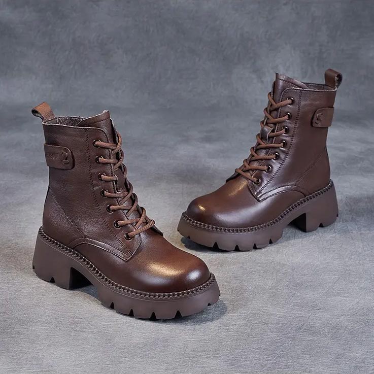 ❄Téli eladás 48% kedvezmény👢Női bőr csizma