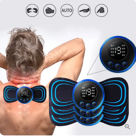Vásárlás 2 kap 2 ingyen 💥 Hordozható masszírozó 8 üzemmóddal és LCD kijelzővel - mini izomstimulátor a fájdalomcsillapításhoz