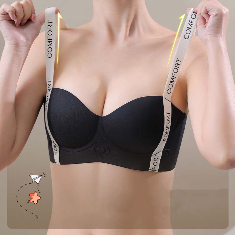 🔥🩲Sexy gathering melltartóNŐI PÁRNÁZOTT PUSH-UP VEZETÉK NÉLKÜLI KOMFORT MELLTARTÓ
