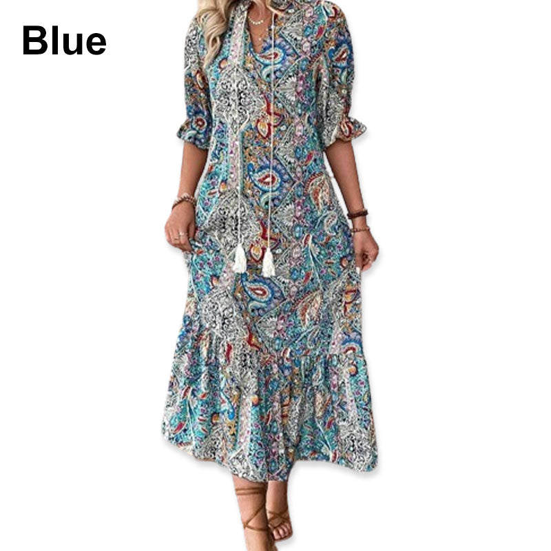 đ„đ2025 ElegĂĄns boho ruhĂĄk virĂĄgos mintĂĄval