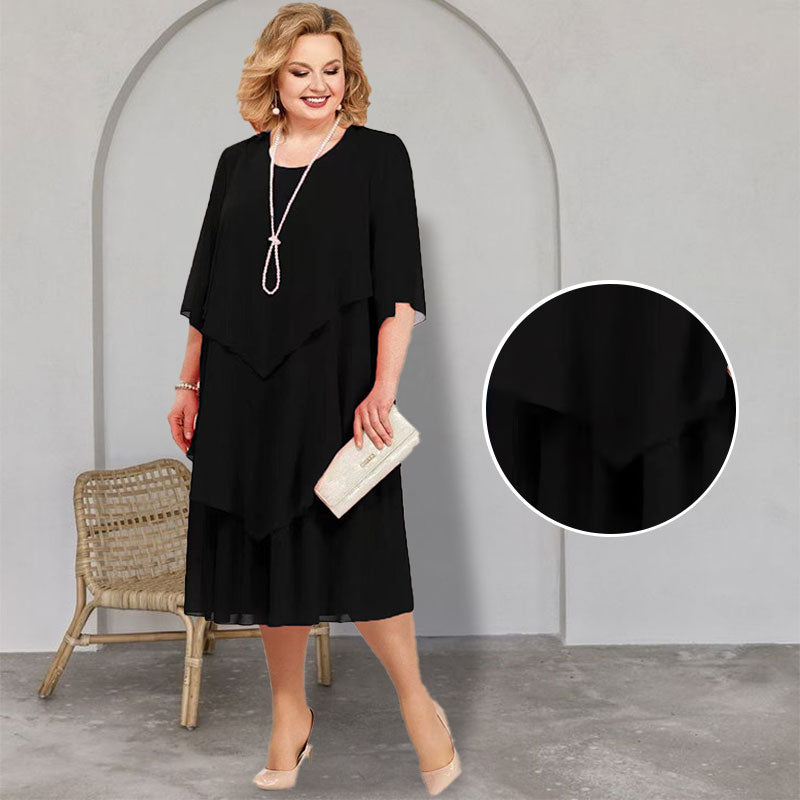 🔥👗【L-4XL】Elegáns sifon hosszú ruha