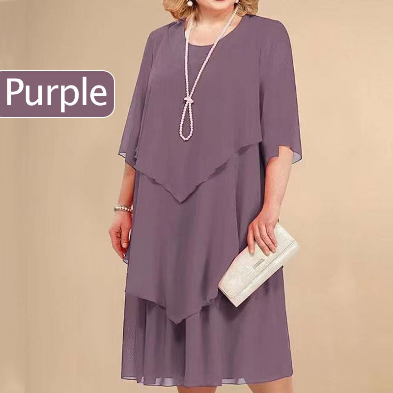 🔥👗【L-4XL】Elegáns sifon hosszú ruha