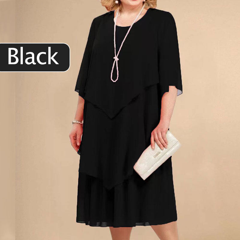 🔥👗【L-4XL】Elegáns sifon hosszú ruha