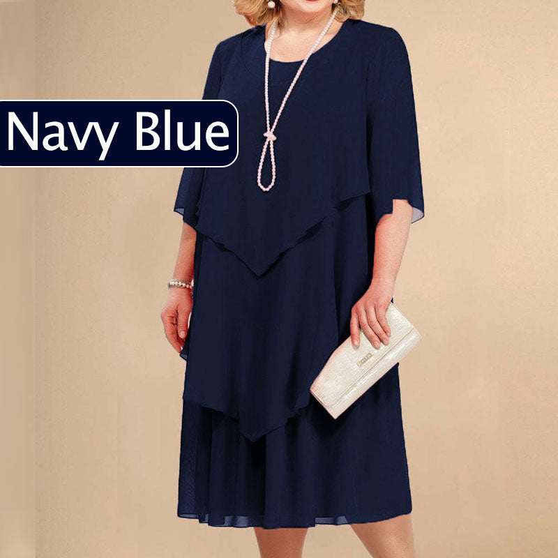 🔥👗【L-4XL】Elegáns sifon hosszú ruha