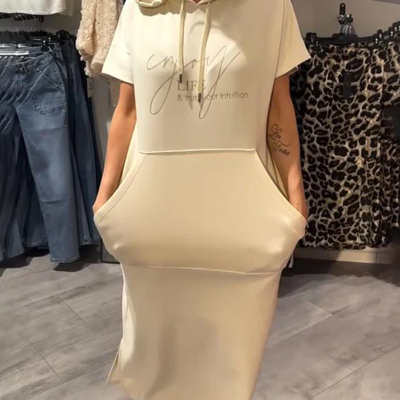 đ„đăS-3XLăNĆi rövid ujjĂș kapucnis ruha