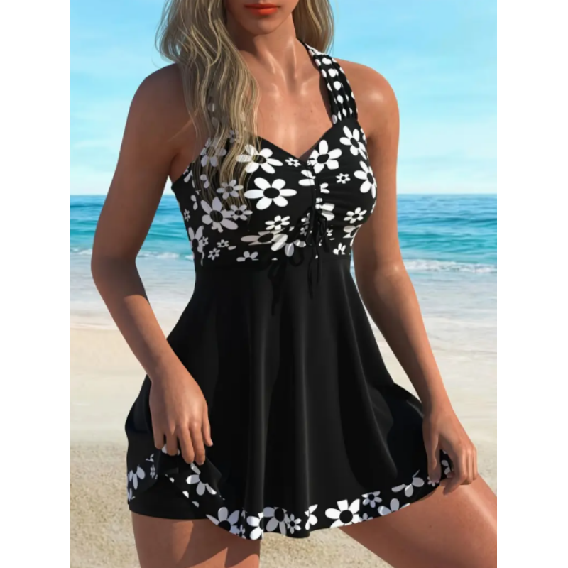 đ„đNĆi virĂĄgmintĂĄs Tankini fĂŒrdĆruhĂĄk Boyshorts-szal