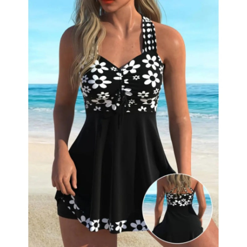 đ„đNĆi virĂĄgmintĂĄs Tankini fĂŒrdĆruhĂĄk Boyshorts-szal