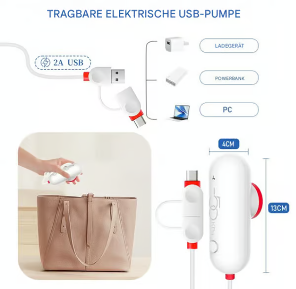 🔥✨Super Compression King USB elektromos vákuumos kompressziós táska