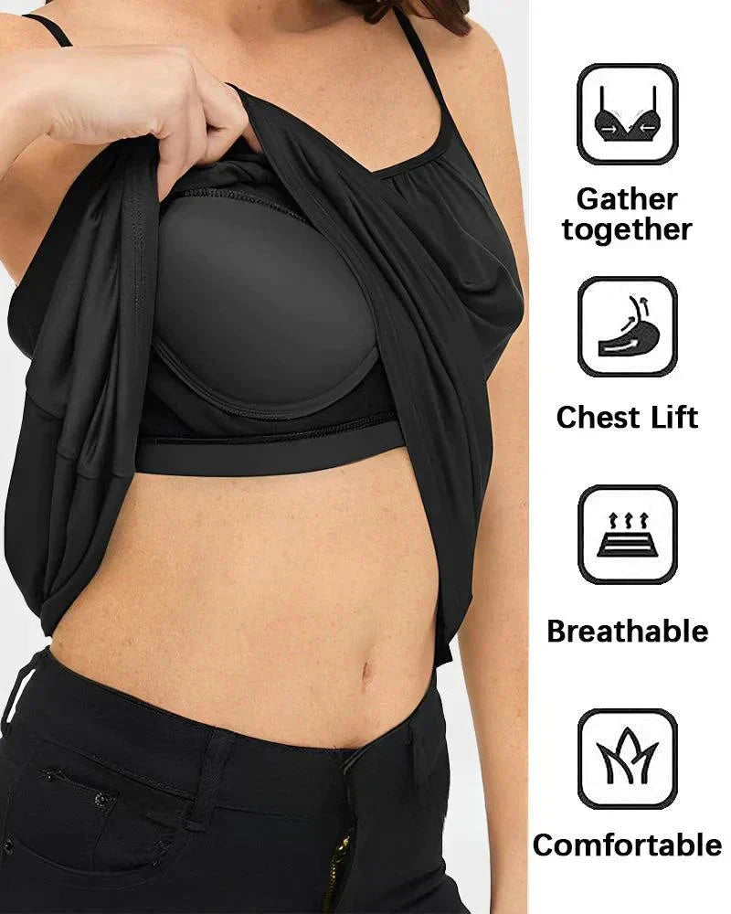 đ„𩱠BĆ szabĂĄsĂș Tank Top BeĂ©pĂtett melltartĂłval