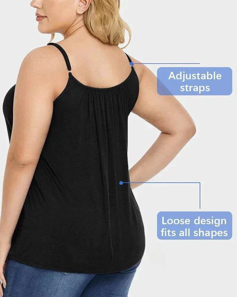 đ„𩱠BĆ szabĂĄsĂș Tank Top BeĂ©pĂtett melltartĂłval