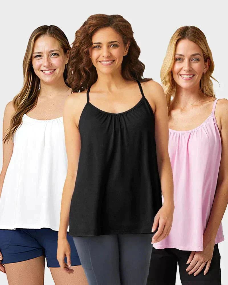 đ„𩱠BĆ szabĂĄsĂș Tank Top BeĂ©pĂtett melltartĂłval