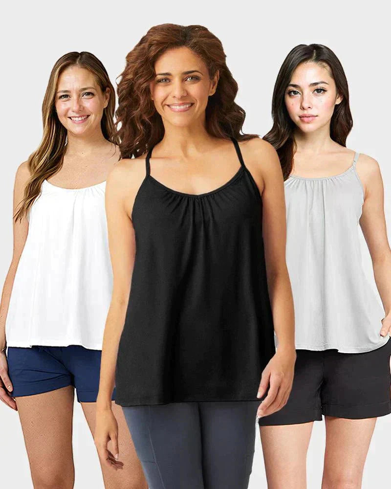 đ„𩱠BĆ szabĂĄsĂș Tank Top BeĂ©pĂtett melltartĂłval