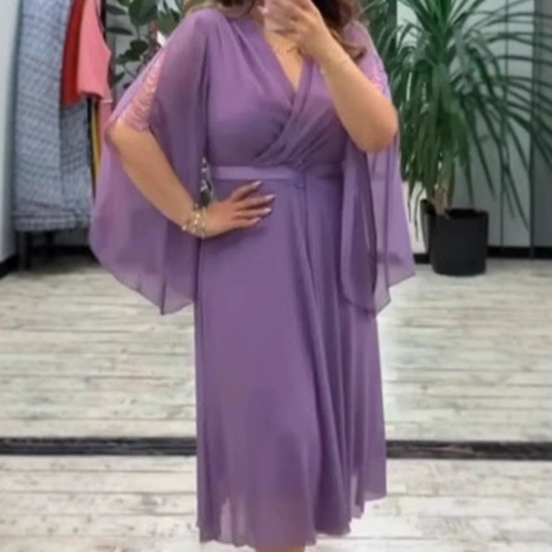 💃Női elegáns V-nyakú ruhák