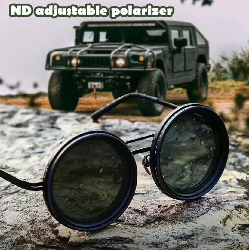 đ„đllĂthatĂł sötĂ©tedĂ©sƱ, polarizĂĄlt kerek napszemĂŒveg