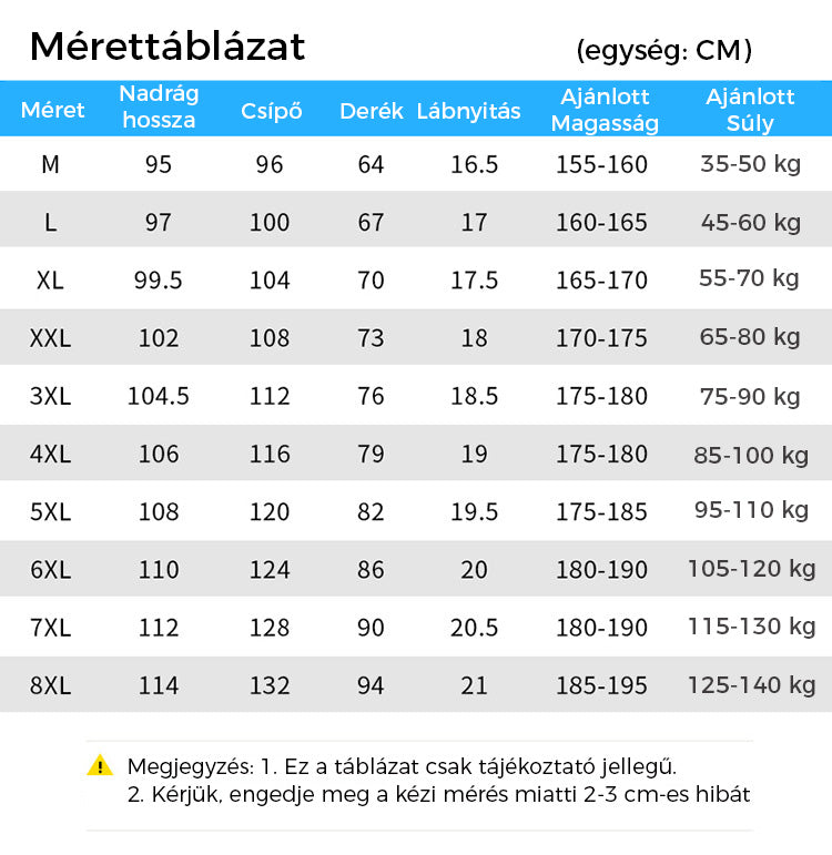 🔥👖 Új vízálló, nagy rugalmasságú férfi és női gyorsszárító nadrágok💦