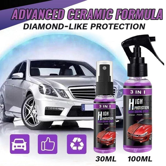 3 az 1-ben magas védelmet nyújtó gyors autófényvédő spray