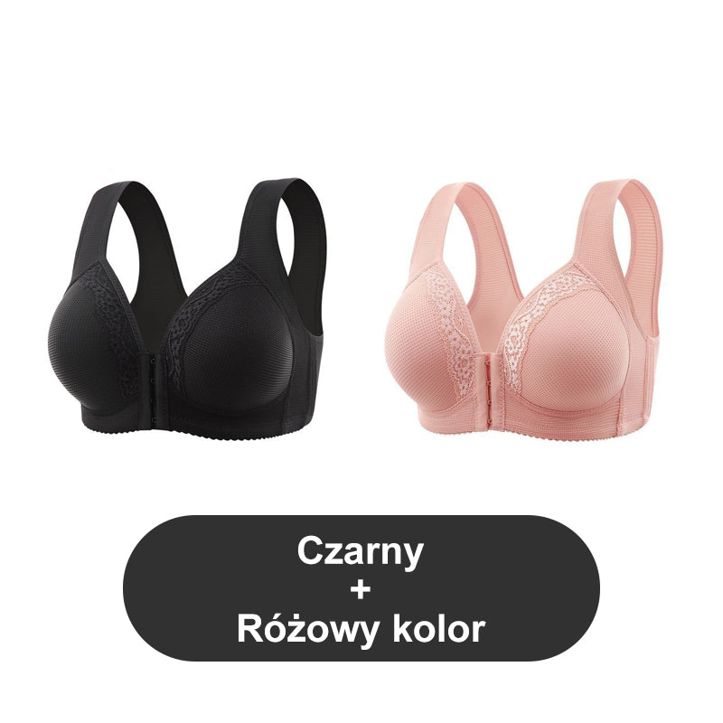 🔥🩲 Vásárlás 1 kap 1 ingyen - 2 db 🎁 Légáteresztő - Plus size melltartó, elöl nem acél karikákkal rögzítve
