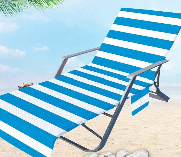 🔥🏖️Extra nagy napozóágy törölköző – tárolózsebekkel és hordtáskával