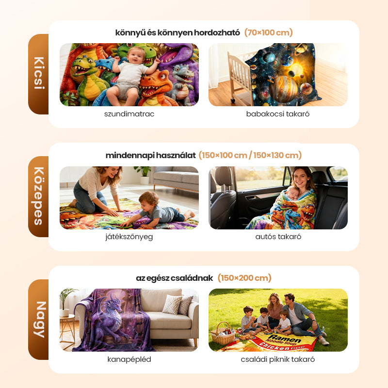 🔥🦖Karácsonyi leárazás művészi mintás flanel takaró