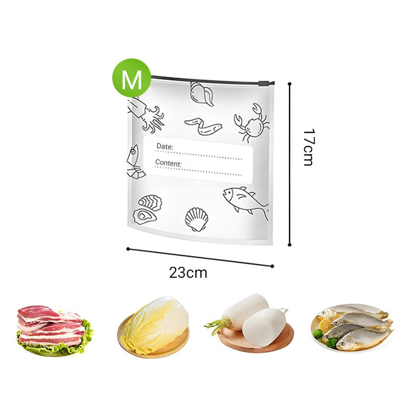 Utolsó nap: Félár🔥 Újrafelhasználható alumínium fólia zárható tároló zsákok✨