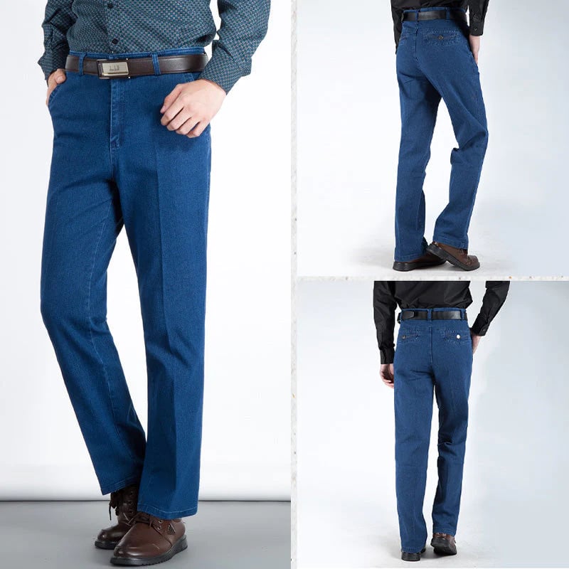 🔥👖 FÉRFI MAGAS DEREKÚ FARMER EGYENES SZABÁSSAL