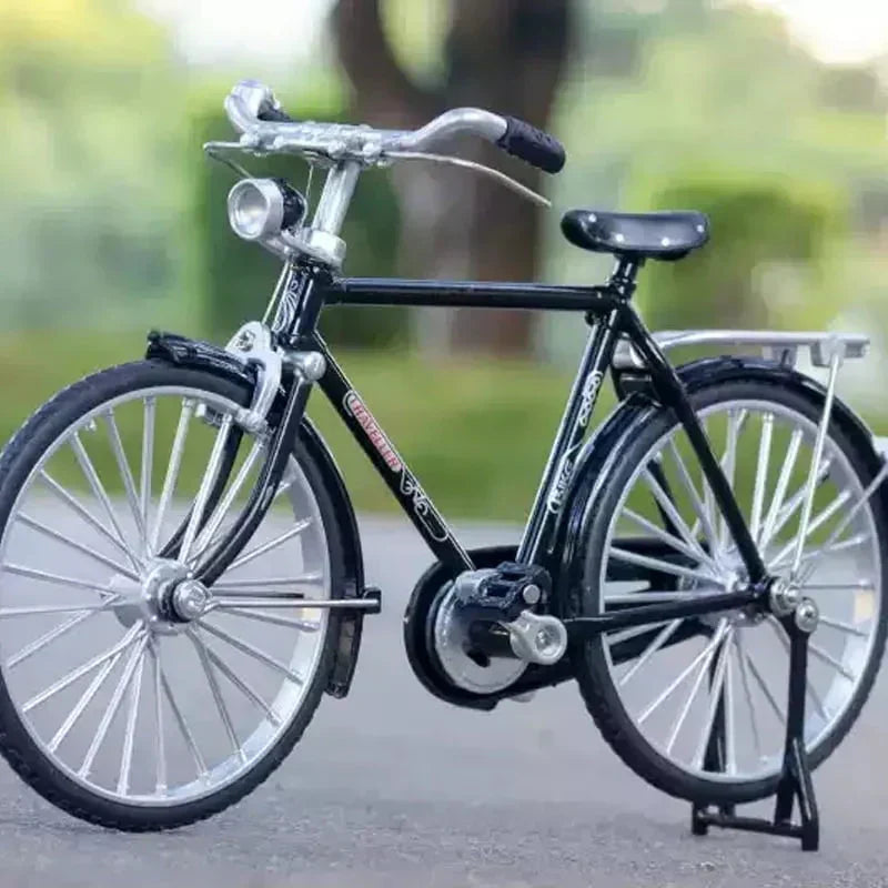 🚴 1:10 Szimulációs Mini DIY Retro Kerékpár Modell Dísz 🎁