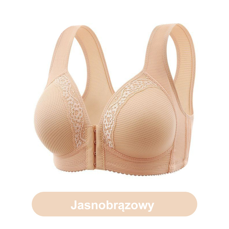🔥🩲 Vásárlás 1 kap 1 ingyen - 2 db 🎁 Légáteresztő - Plus size melltartó, elöl nem acél karikákkal rögzítve