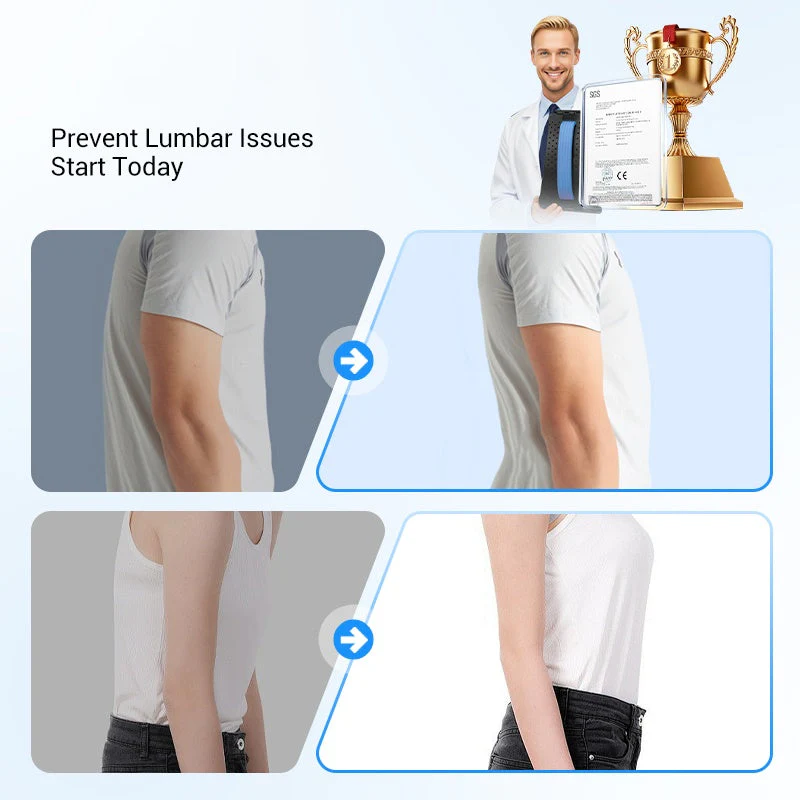 🔥💦Mágneses terápia Akupunktúrás masszázs Ágyéki nyújtó