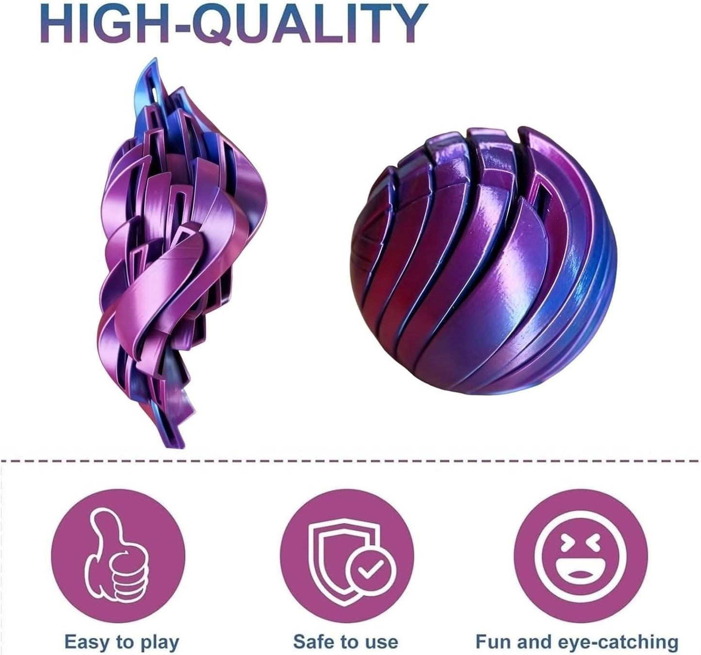 🎁3D nyomtatott slime labda fidget játék👍