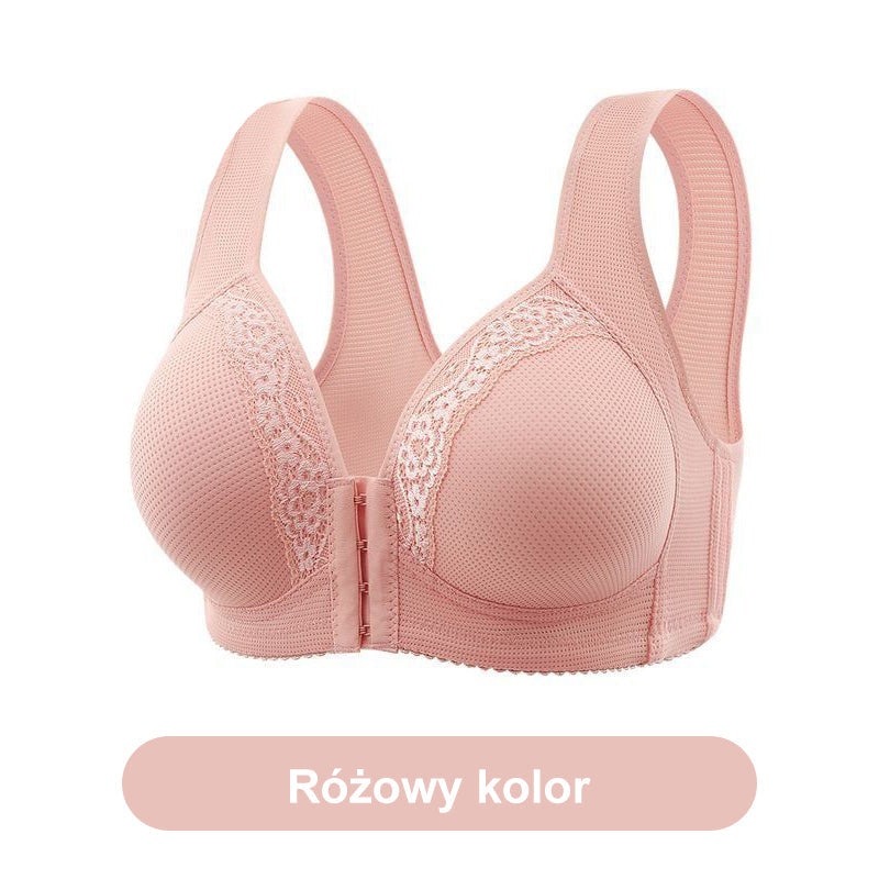 🔥🩲 Vásárlás 1 kap 1 ingyen - 2 db 🎁 Légáteresztő - Plus size melltartó, elöl nem acél karikákkal rögzítve