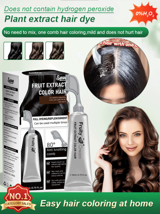 🔥✨Vásárolj 1-et, kapsz 2-t ingyen🔥Fruit Essence hajfestő fésű