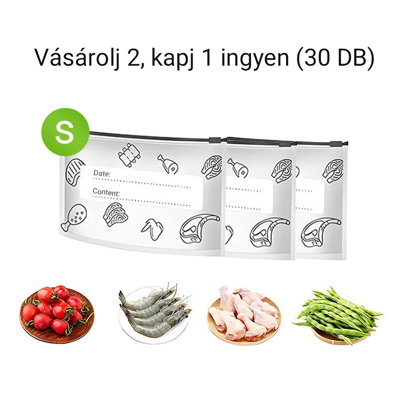 Utolsó nap: Félár🔥 Újrafelhasználható alumínium fólia zárható tároló zsákok✨