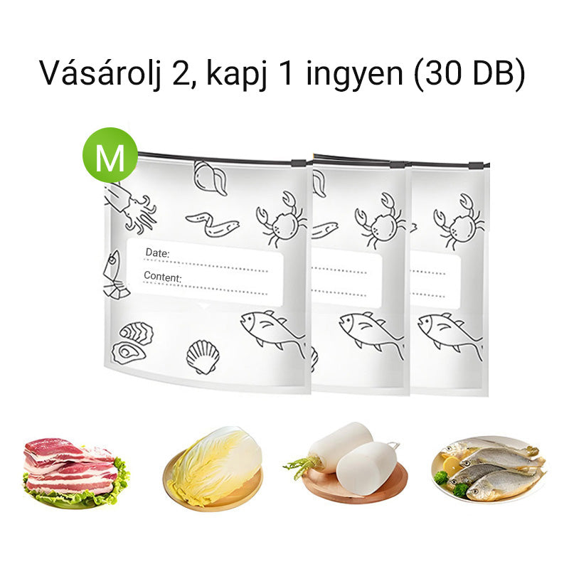 Utolsó nap: Félár🔥 Újrafelhasználható alumínium fólia zárható tároló zsákok✨