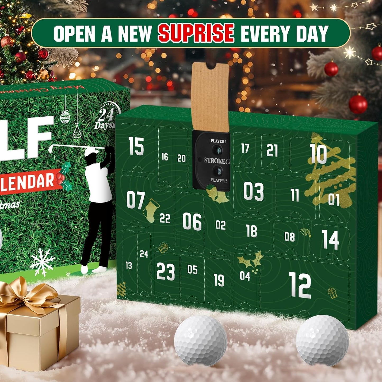 🔥⛳Karácsonyi leárazás - Akár 50% kedvezmény🎅Golf Adventi naptár 2025🥰 - 24 nap golfos meglepetések és karácsonyi szórakozás